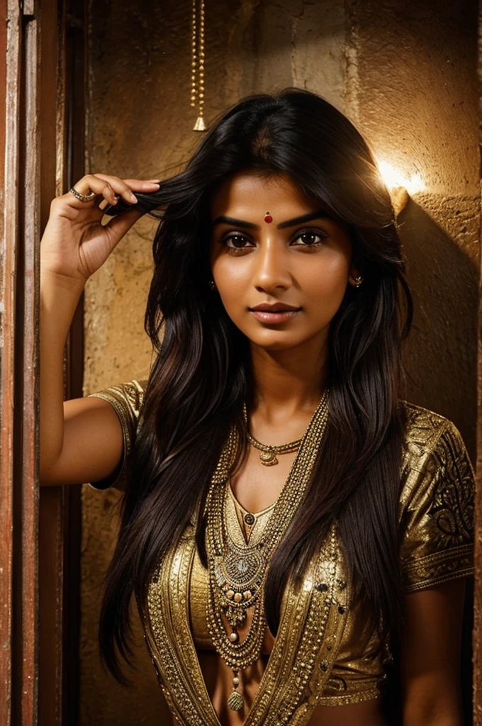 she is an Indian treasure hunter and smart hidden trapped solver age 28