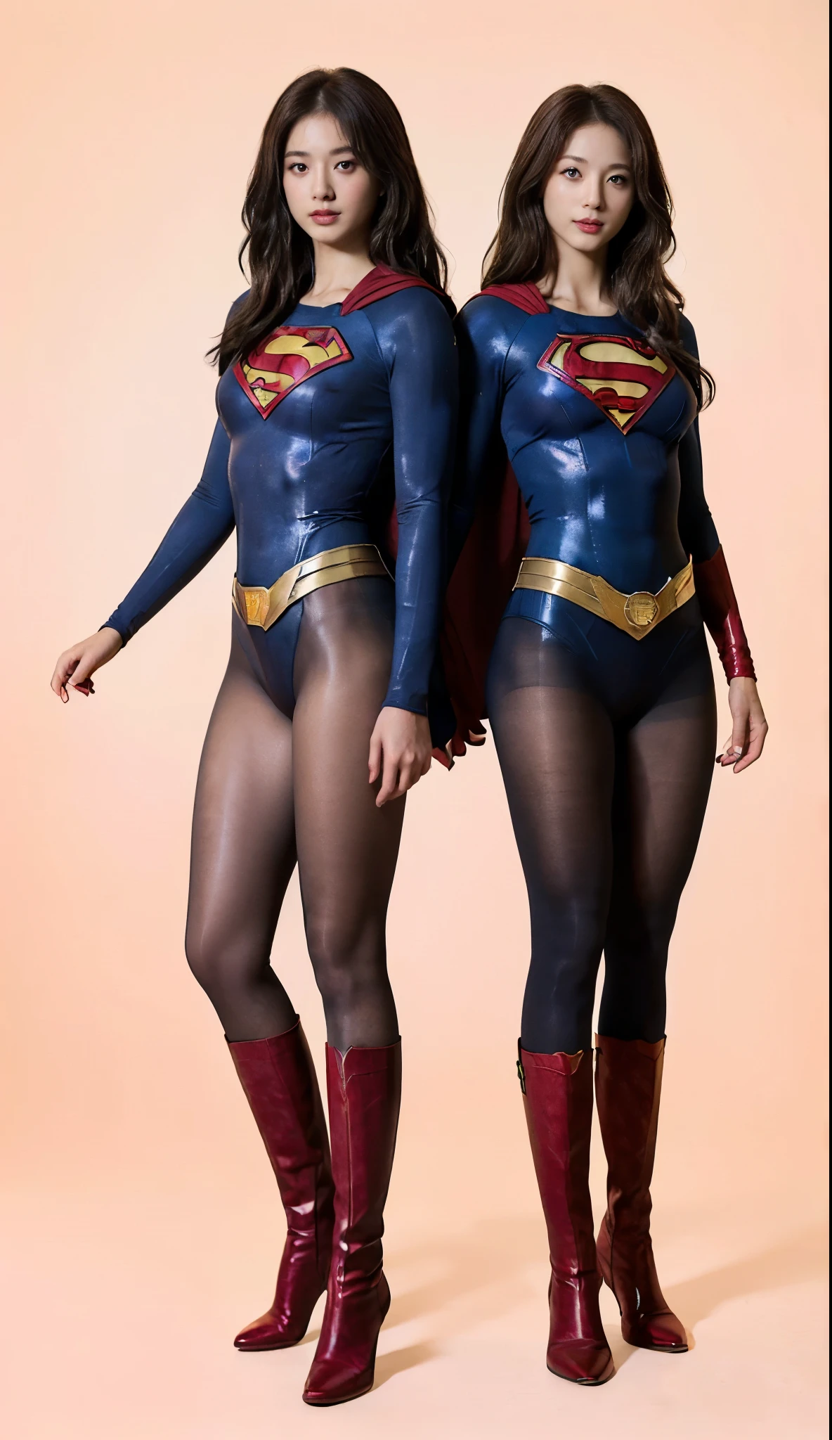 No background、(((Beautiful legs in black tights.)))、(((Legally express the beauty of your smile)))、((((Make the most of your original images)))、(((体にぴったりフィットするSupergirl Costume)))、(((Supergirl Costume)))、(((short and beautiful hair)))、(((suffering)))、(((Please wear black tights....、Wear red boots)))、((Best image quality、8K))、((Highest quality、8K、masterpiece:1.3))、(((Preserve background )))、Sharp focus:1.2、Beautiful woman with perfect figure:1.4、Slim Abs:1.2、Wet body:1.5、Highly detailed face and skin texture、8K