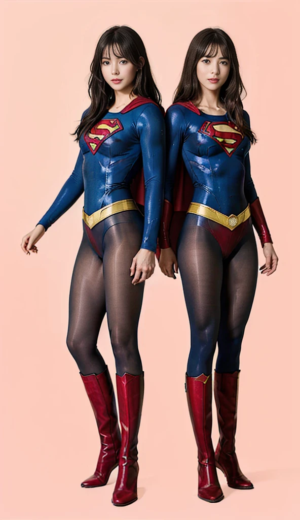 No background、(((Beautiful legs in black tights.)))、(((Legally express the beauty of your smile)))、((((Make the most of your original images)))、(((体にぴったりフィットするSupergirl Costume)))、(((Supergirl Costume)))、(((short and beautiful hair)))、(((suffering)))、(((Please wear black tights....、Wear red boots)))、((Best image quality、8K))、((Highest quality、8K、masterpiece:1.3))、(((Preserve background )))、Sharp focus:1.2、Beautiful woman with perfect figure:1.4、Slim Abs:1.2、Wet body:1.5、Highly detailed face and skin texture、8K