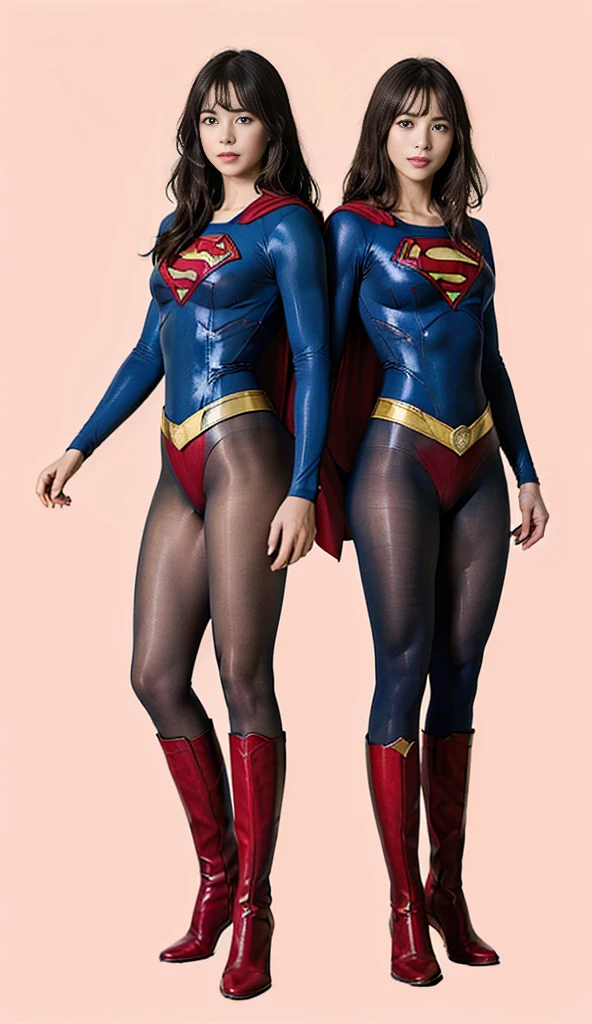 No background、(((Beautiful legs in black tights.)))、(((Legally express the beauty of your smile)))、((((Make the most of your original images)))、(((体にぴったりフィットするSupergirl Costume)))、(((Supergirl Costume)))、(((short and beautiful hair)))、(((suffering)))、(((Please wear black tights....、Wear red boots)))、((Best image quality、8K))、((Highest quality、8K、masterpiece:1.3))、(((Preserve background )))、Sharp focus:1.2、Beautiful woman with perfect figure:1.4、Slim Abs:1.2、Wet body:1.5、Highly detailed face and skin texture、8K