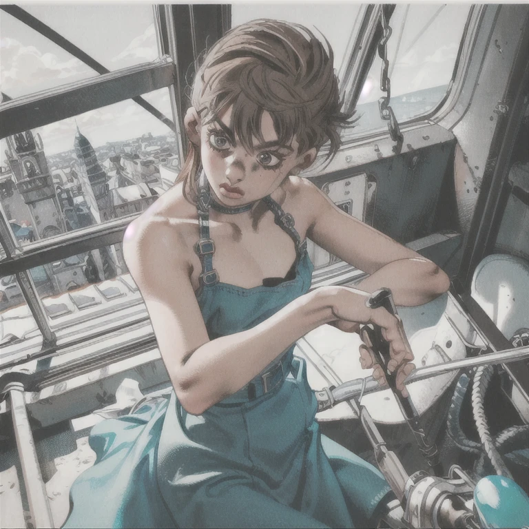 (best quality, masterpiece, RAW photo,ultra-detailed:1.2), 1girl. solo, Nausicaa