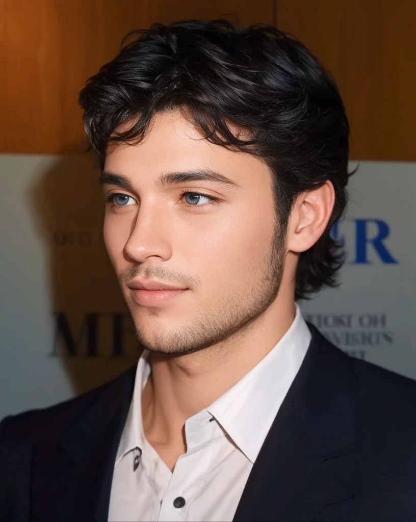 Keep the same features, I just want your hair to improve, I want the rest to stay as it is..