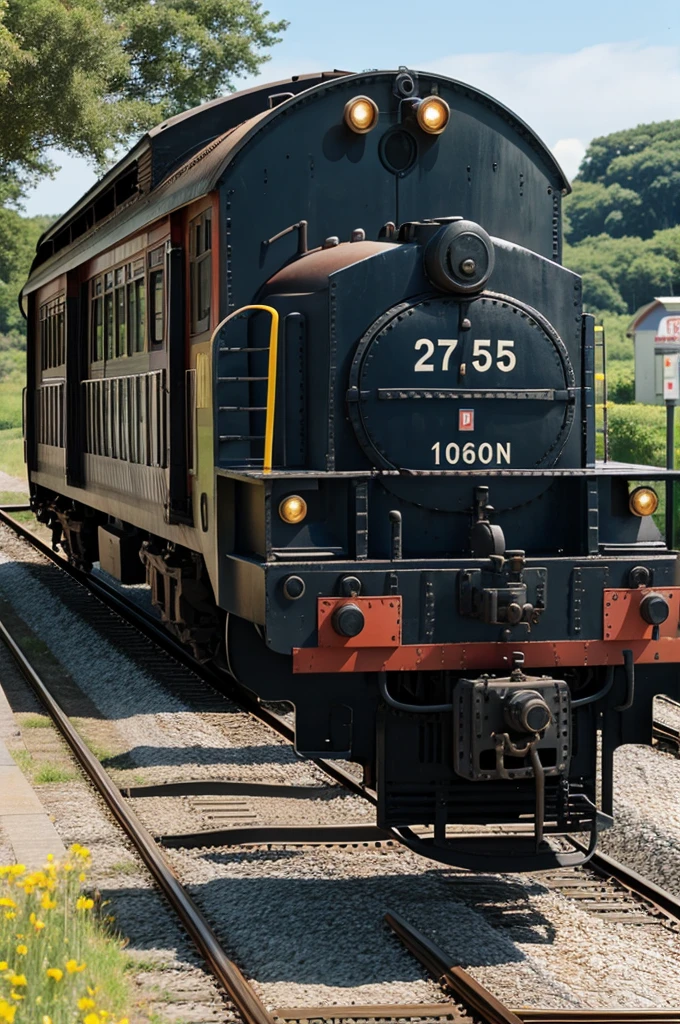 Train carrying post office mails 