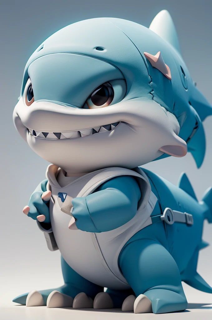 Clay Shark、ultra hi resolution picture、8K、