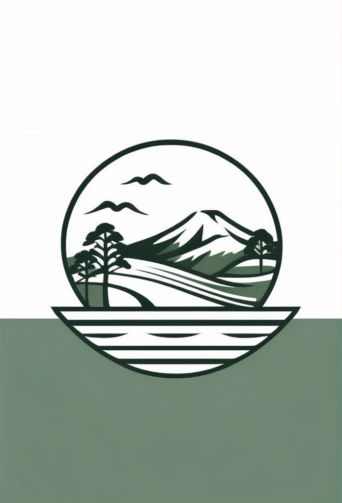Logos of fashionable Japanese farms and landscaping companies
garden
Pretty cool
chic and modern design
monotone
with rich greenery
The background is white