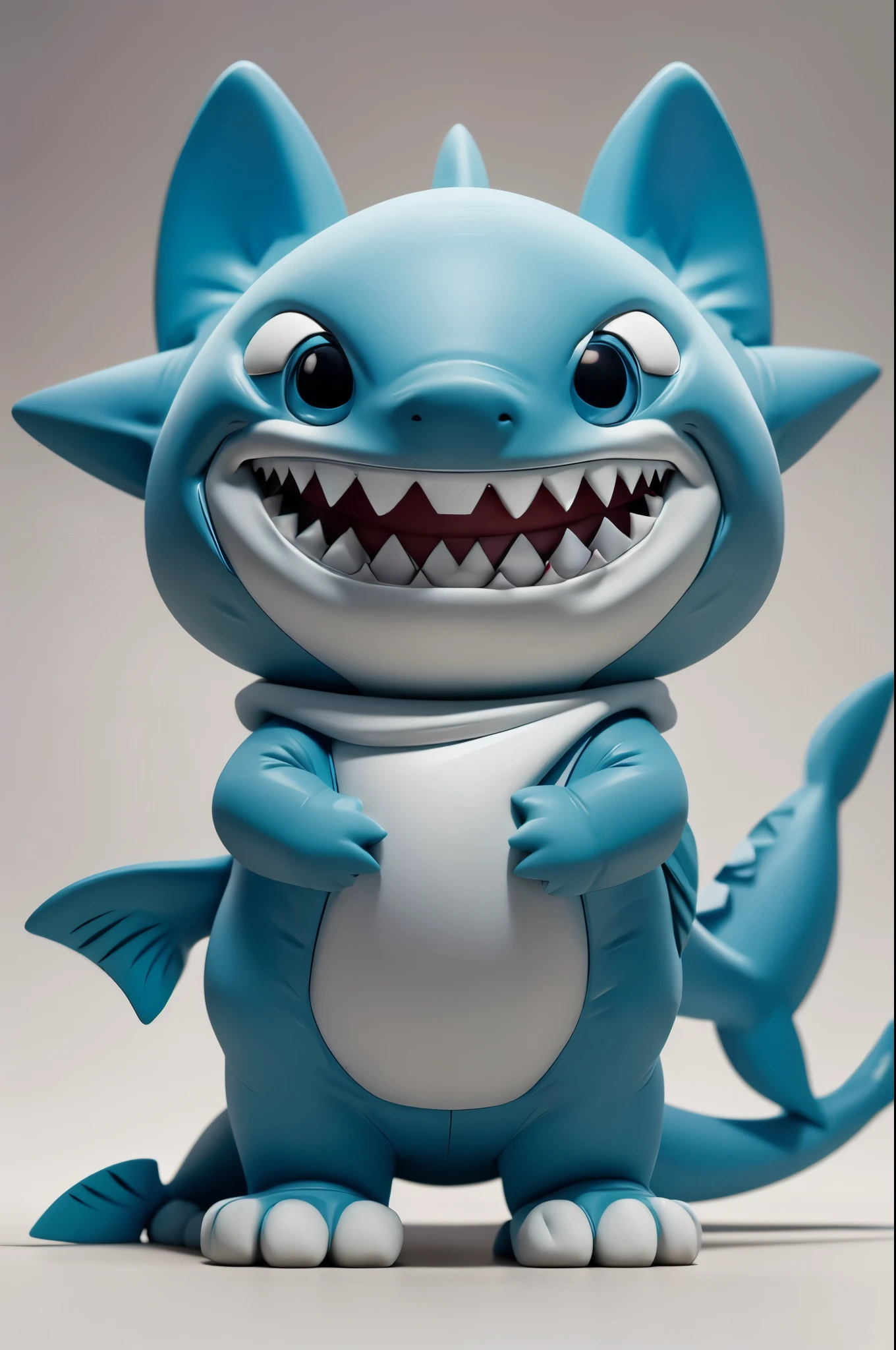 Shark-themed clay sculpture、ultra hi resolution picture、8K、