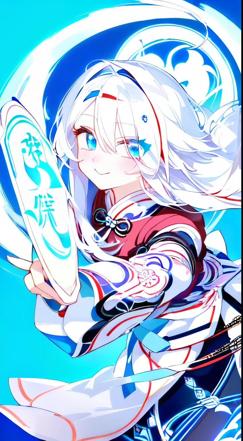 anime White hair girl and blue eyes holding a banana, White hair deity, White hair girl, anime style illustration,Pink and black new Chinese classical cheongsam,Reach out and cast a spell,White hair, Clean and detailed anime art, Zerochan art, Digital Animation Art!!, White hair lady, digital Anime Illustrations, perfect White hair girl, 飘逸的White hair, Anime style art, Anime Illustrations