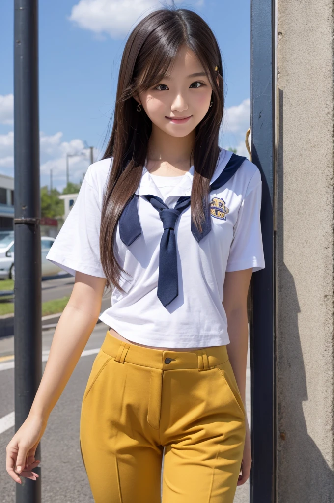 cute pants high school girl