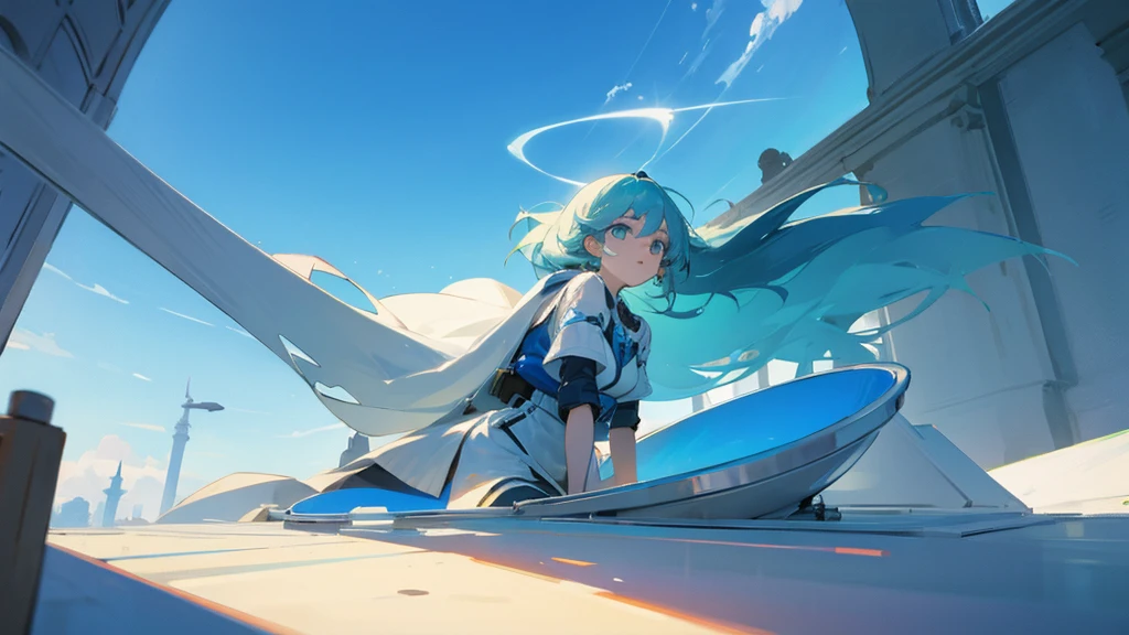 sky light blue