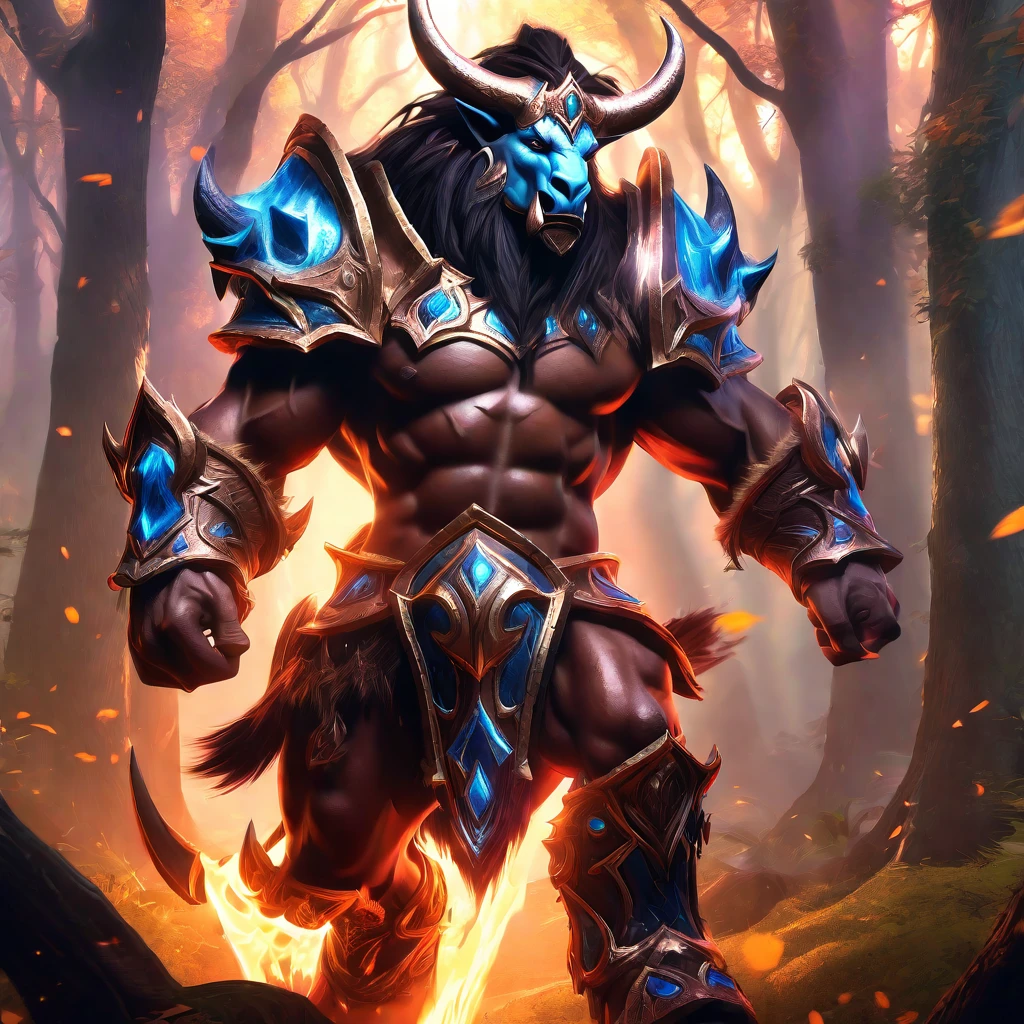 Full body of World of Warcraft style illustration of a male man centaur in the woods, imposing god, a centaur, centaur horse, centaur from greek mythology, centaur, art by Wei Wang, Wow, World of Warcraft Concept Art, trending on Artstation, hearthstone card artwork, world of warcraft art style, Centauro, hearthstone card game artwork, Concept Art, Side profile, sunlight, Cinematic, sharp focus, vibrant colors,high saturation,high contrast,very high resolution,HDR,8k