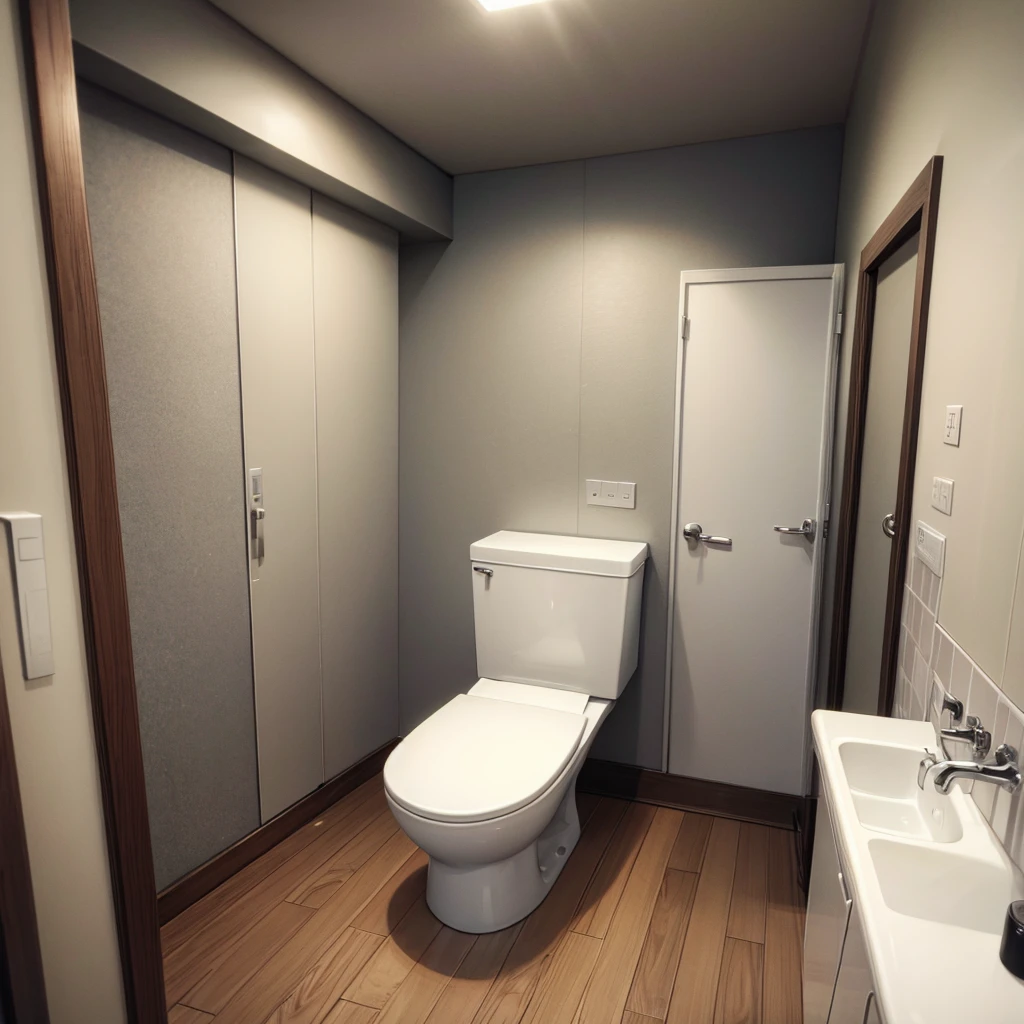 Apartment showroom、toilet、