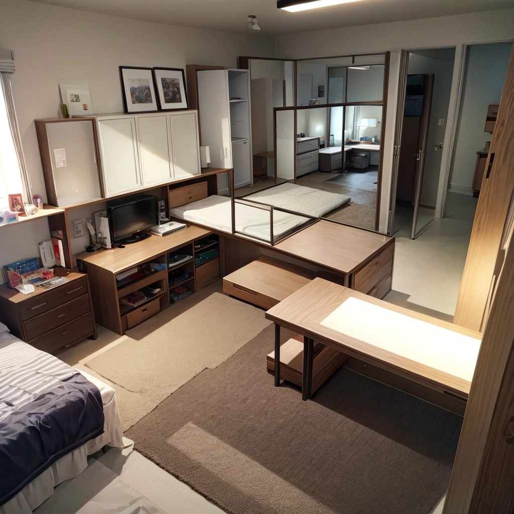 Apartment showroom、Bedroom