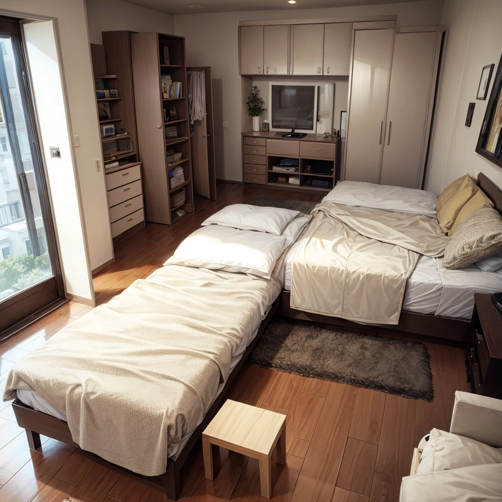 Apartment showroom、Bedroom