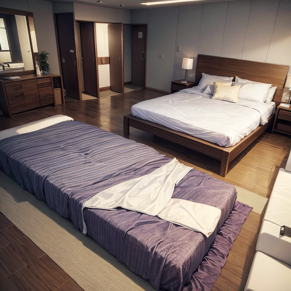 Apartment showroom、Bed