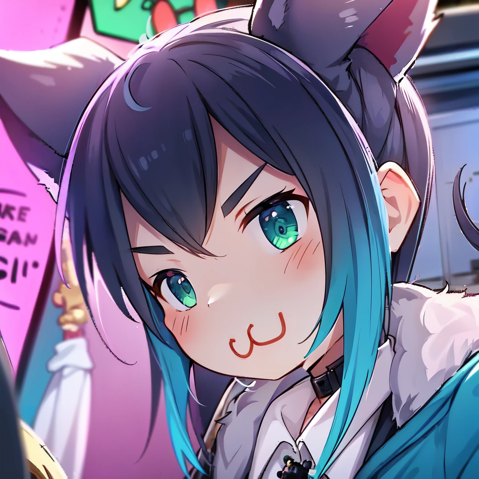 smug face