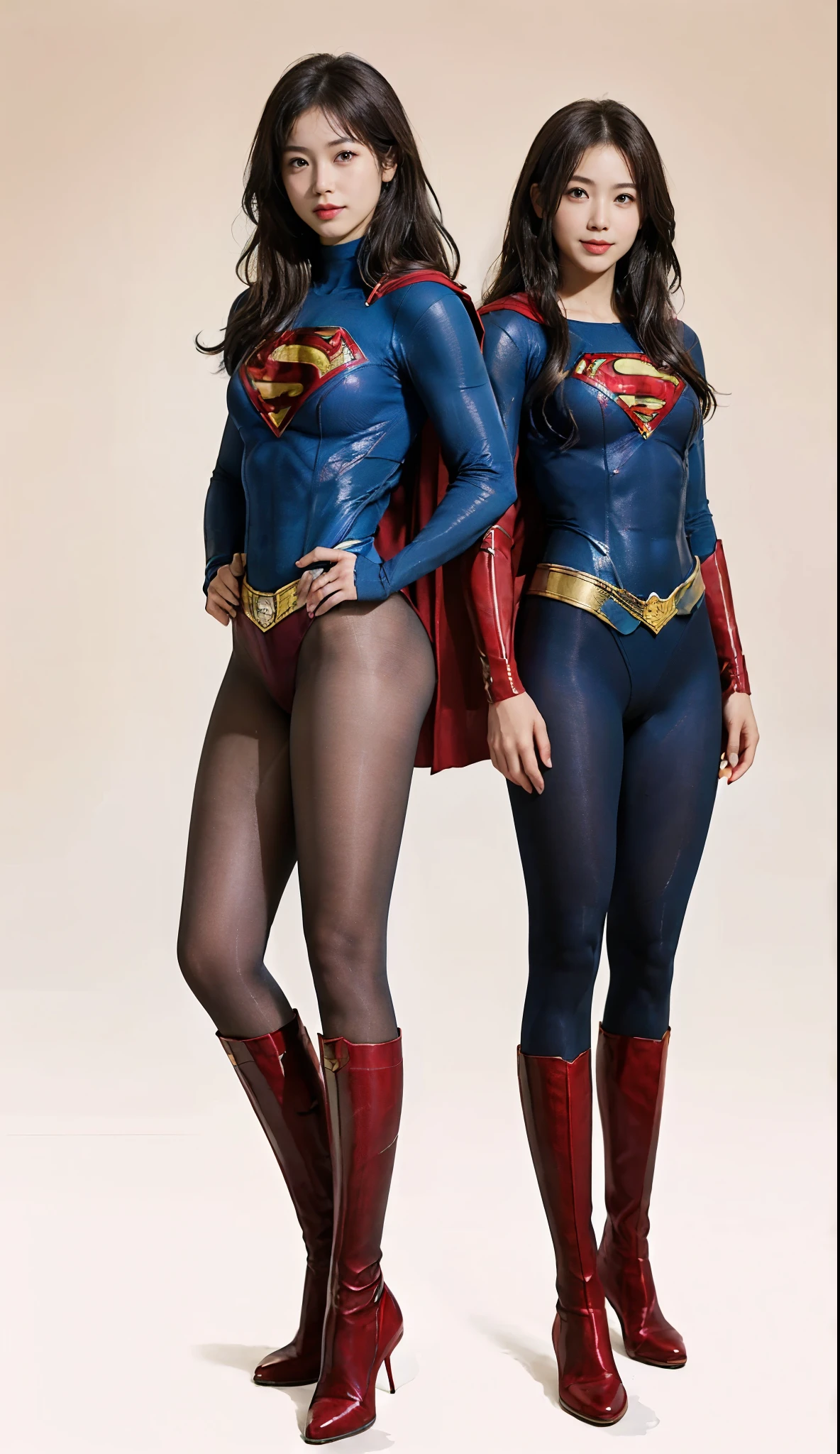 No background、(((Beautiful legs in black tights.)))、(((Legally express the beauty of your smile)))、((((Make the most of your original images)))、(((体にぴったりフィットするSupergirl Costume)))、(((Supergirl Costume)))、(((short and beautiful hair)))、(((suffering)))、(((Please wear black tights....、Wear red boots)))、((Best image quality、8K))、((Highest quality、8K、masterpiece:1.3))、(((Preserve background )))、Sharp focus:1.2、Beautiful woman with perfect figure:1.4、Slim Abs:1.2、Wet body:1.5、Highly detailed face and skin texture、8K