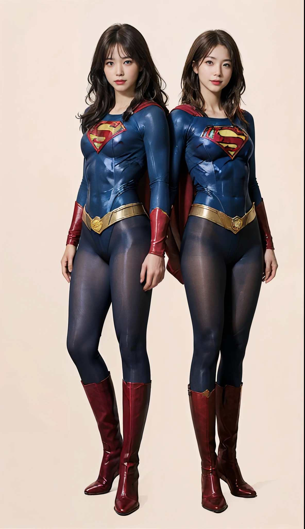 No background、(((Beautiful legs in black tights.)))、(((Legally express the beauty of your smile)))、((((Make the most of your original images)))、(((体にぴったりフィットするSupergirl Costume)))、(((Supergirl Costume)))、(((short and beautiful hair)))、(((suffering)))、(((Please wear black tights....、Wear red boots)))、((Best image quality、8K))、((Highest quality、8K、masterpiece:1.3))、(((Preserve background )))、Sharp focus:1.2、Beautiful woman with perfect figure:1.4、Slim Abs:1.2、Wet body:1.5、Highly detailed face and skin texture、8K