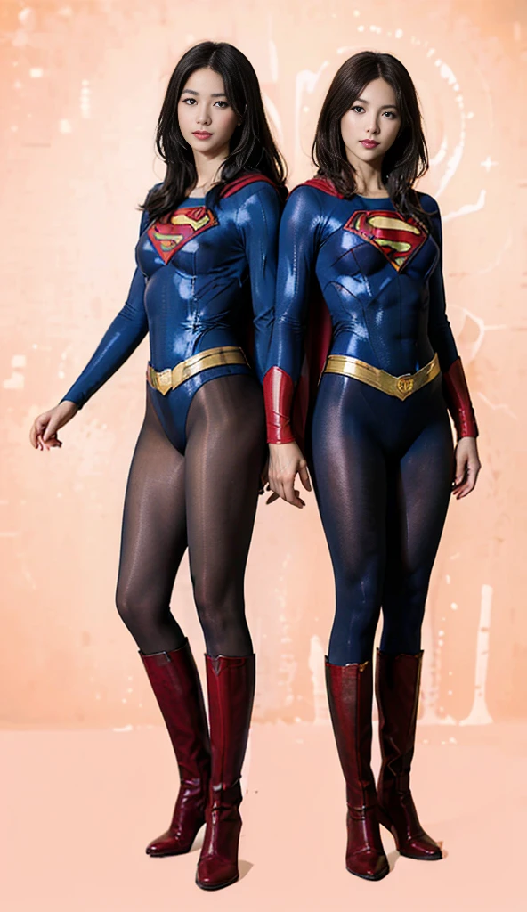 No background、(((Beautiful legs in black tights.)))、(((Legally express the beauty of your smile)))、((((Make the most of your original images)))、(((体にぴったりフィットするSupergirl Costume)))、(((Supergirl Costume)))、(((short and beautiful hair)))、(((suffering)))、(((Please wear black tights....、Wear red boots)))、((Best image quality、8K))、((Highest quality、8K、masterpiece:1.3))、(((Preserve background )))、Sharp focus:1.2、Beautiful woman with perfect figure:1.4、Slim Abs:1.2、Wet body:1.5、Highly detailed face and skin texture、8K