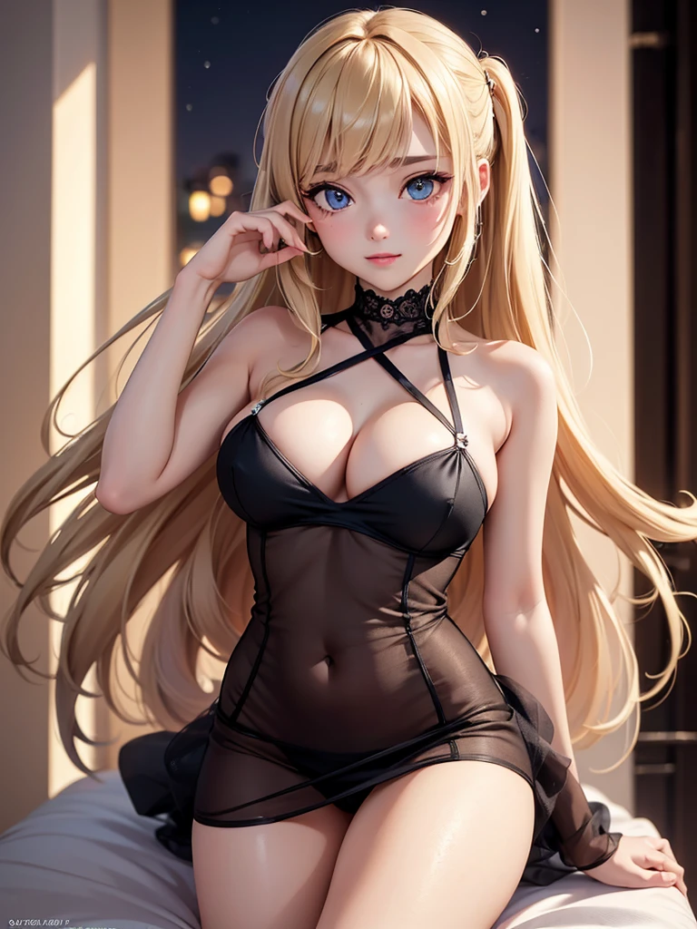 ((((Best Quality, 8K, 32K, masterpiece, 1.2)))),{{solo}},nsfw,{{{Artist: EUPHORIA's style}}},((perfect beautiful face:1.2)), in love hotel, wearing night dress, netorare, netorare face, spreading pussy with fingers, embarrassed, high quality of vagina, vivid pussy,((a lot of public hairs:1.1)),
