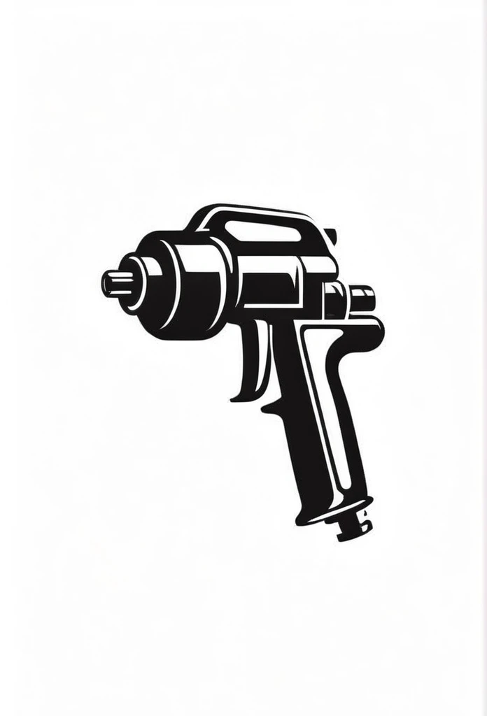 Fashionable spray gun paint company logo


Pretty cool
chic and modern design
monotone


The background is white
