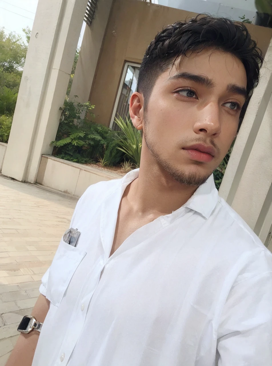 a 20 yo man, blonde, (hi-top fade:1.3), dark theme, soothing tones, muted colors, high contrast, (natural skin texture, hyperrealism, soft light, sharp)