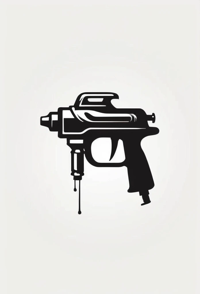 Fashionable paint spray gun company logo
Pretty cool
chic and modern design
monotone
The background is white