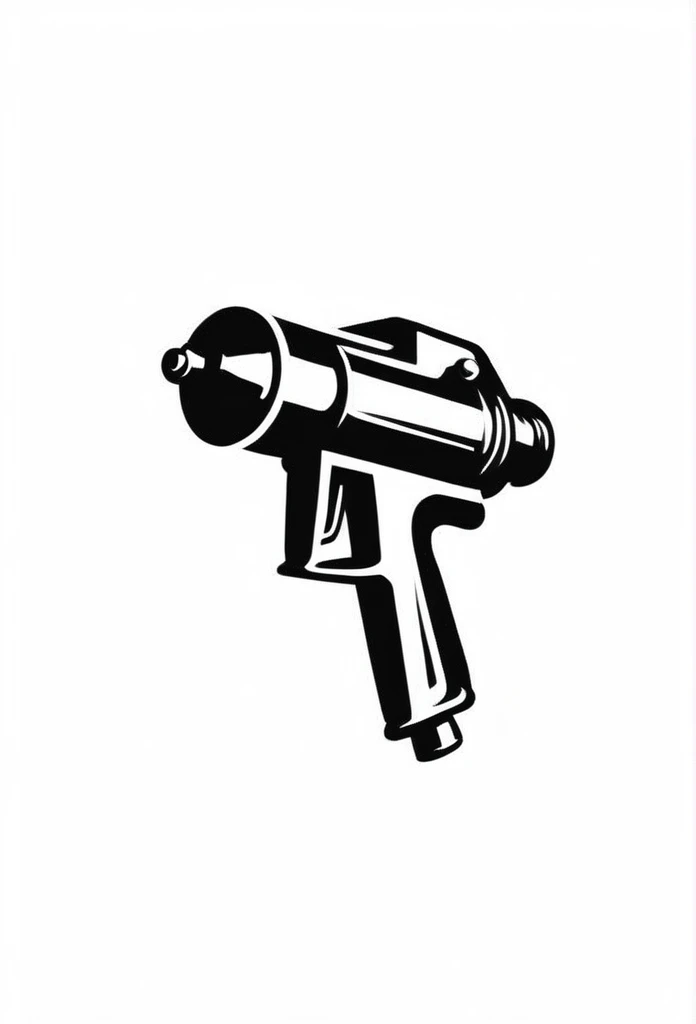 Fashionable paint spray gun company logo
be sprayed with paint from a spray gun
Pretty cool
chic and modern design
monotone
The background is white