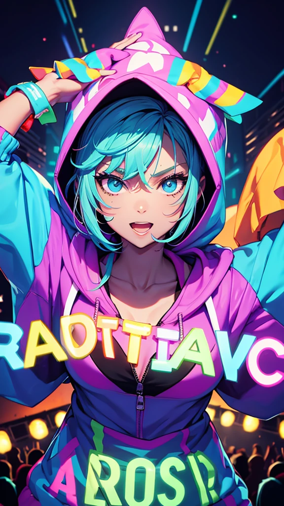 Rave-party in a hood
