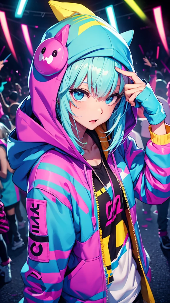 Rave-party in a hood