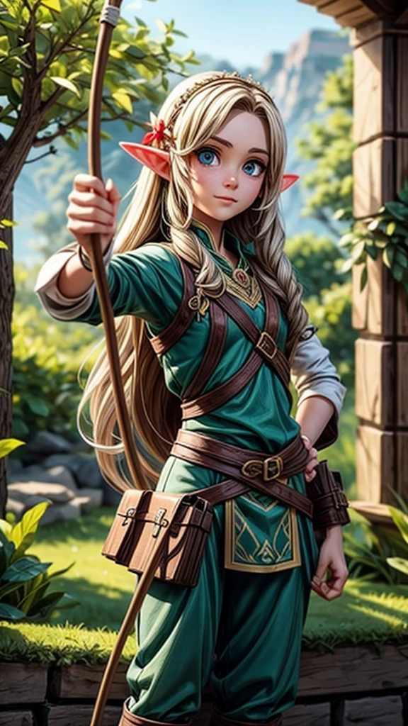 Elven Archer、Draw the bow