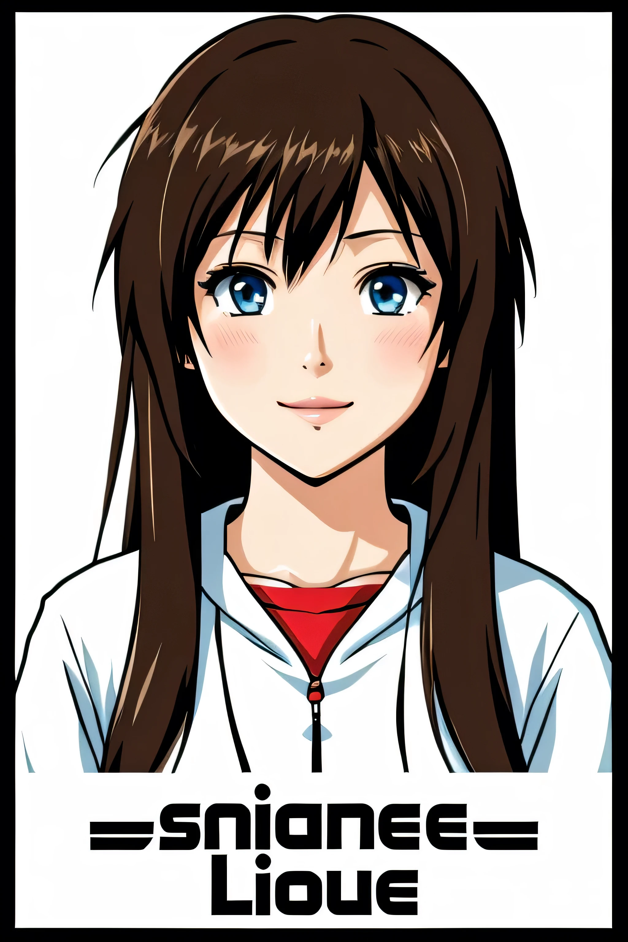 A anime girl logo