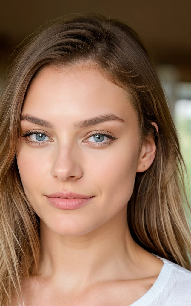 Belle brune aux reflets blonds nue et sexy , 22 ans, Visage innocent, cheveux ondulés naturels, yeux bleus, Haute résolution, meilleure qualité, détails complexes, très détaillé, mise au point nette, peau détaillée, texture de peau réaliste, texture, yeux détaillés, professionnel, 4K, sourire charmant, filmé sur Canon, Couleur Kodak Vision, corps parfaitement ajusté, extrêmement détaillé, photographier_\(ultra\), photoréaliste, Réaliste, Post-traitement, un maximum de détails, rugosité, vrai vie, ultra réaliste, photoréalisme, photographie, 8k euh, photographie