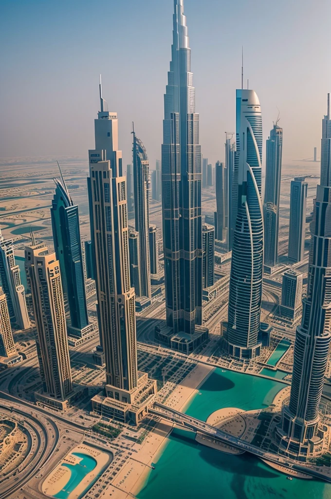 Image of Dubai City like it's clicked by my phone