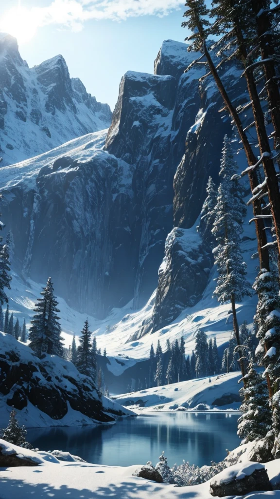 Beautiful landscape, on halo