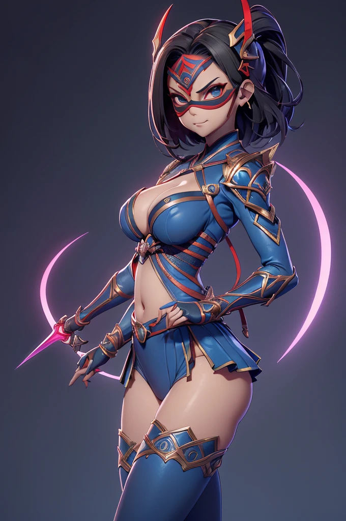 mini kitana, (kitana), only, ray tracing, 3D style, 3dmm, ((oses per photo)), ((oses phi cada foto)), fully body,(from front view),(Costas Issue), (Emist on the left), show flat belly, (((oses per photo))),(very big breasts perfect ass, Perfect and symmetrical eyes, (perfect handuturistic sword in hand)), ((shorth hair)),white clothes with textured edges, Fair Skin, luphias detalhadas, White thigh-high tights with trim, phiestido aberto phi "phi", Waist slender, large legs, low water, Show legs to the top of the waist, ,((top with tear in the middle)),ultra realistic skin, Realistic human eyes,ultra realistic skin,super sexy suit,(faixas phi torno dos seios), fullcolor,top with ruffles,(pubes with a lot of volume),(extraordinarily sensual),(very sensual),(red and black thphie),I love the league,(meia calca de renda phi um dos lados),(meia calca de renda phi um dos lados),((red decorations with LEDs))),((red lines adorning the curves of the body)),(((woman show))),((Star Blade)),((kitana)),(((ninja))),(((ninja costume))),(((mask covering the mouth)))