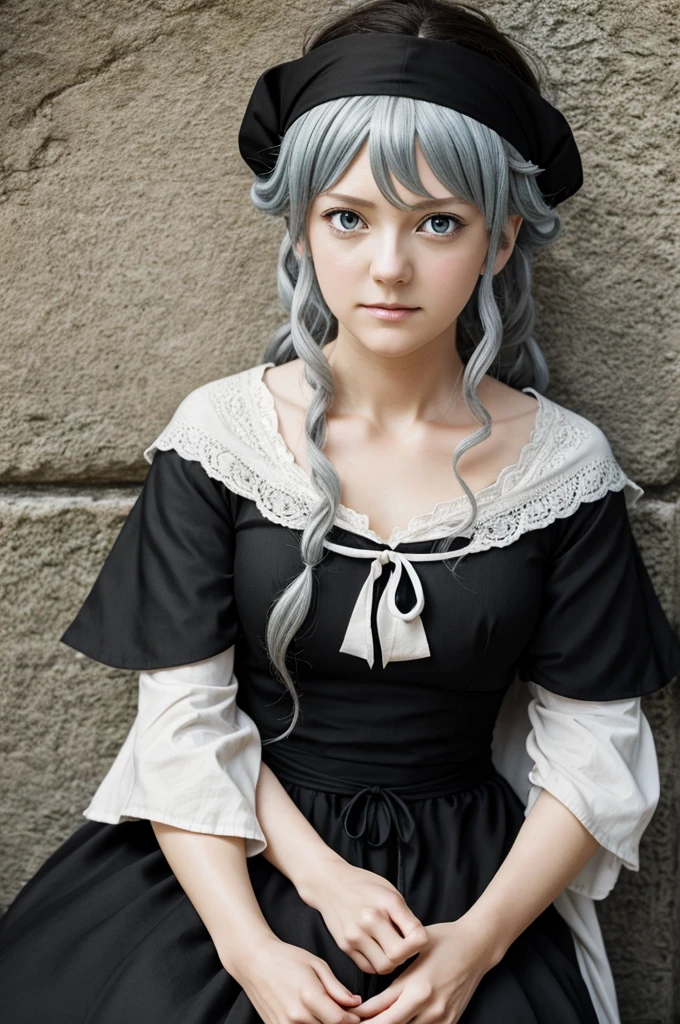 Create an innocent look of liebe from black clover (anime)