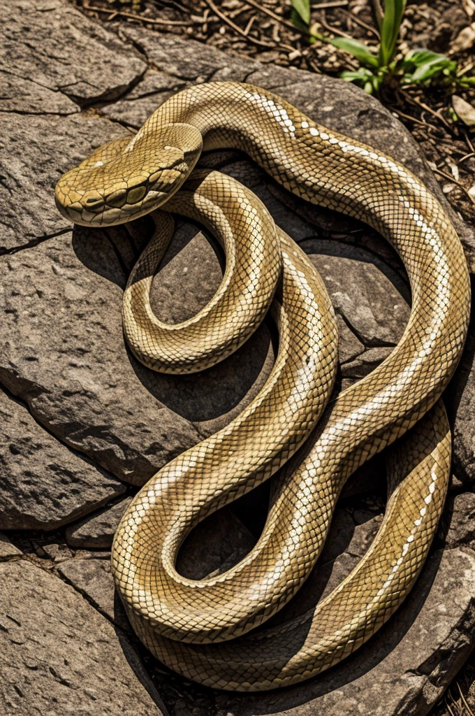 A snake as big as a mountain