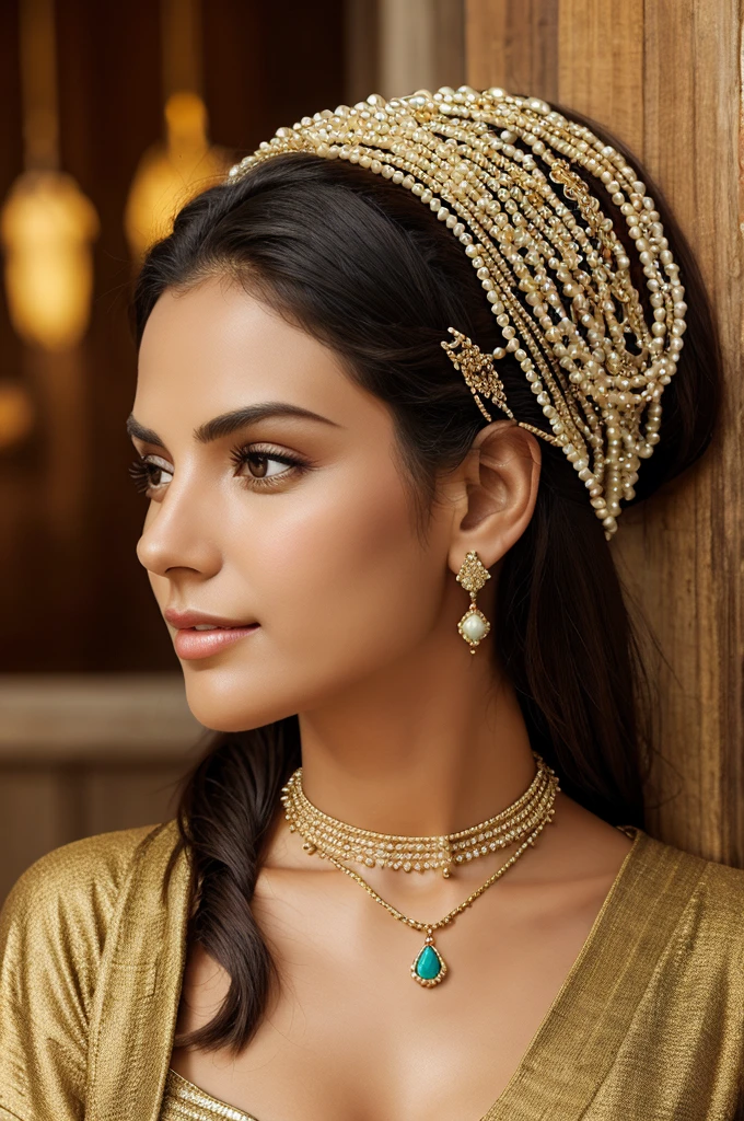 Generate an advertisement of a brand that sells jewellary made from beads