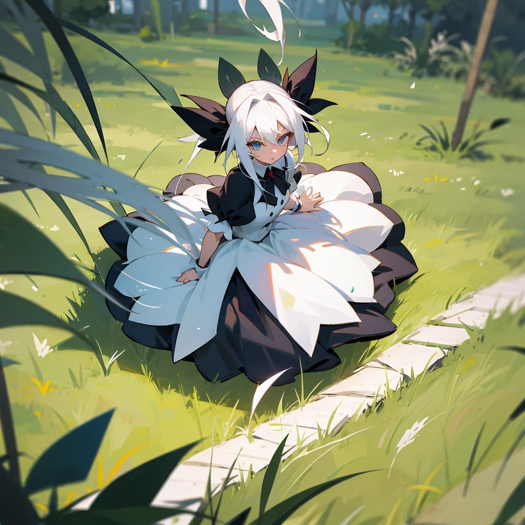 Grass Lolita Secondary White Hair