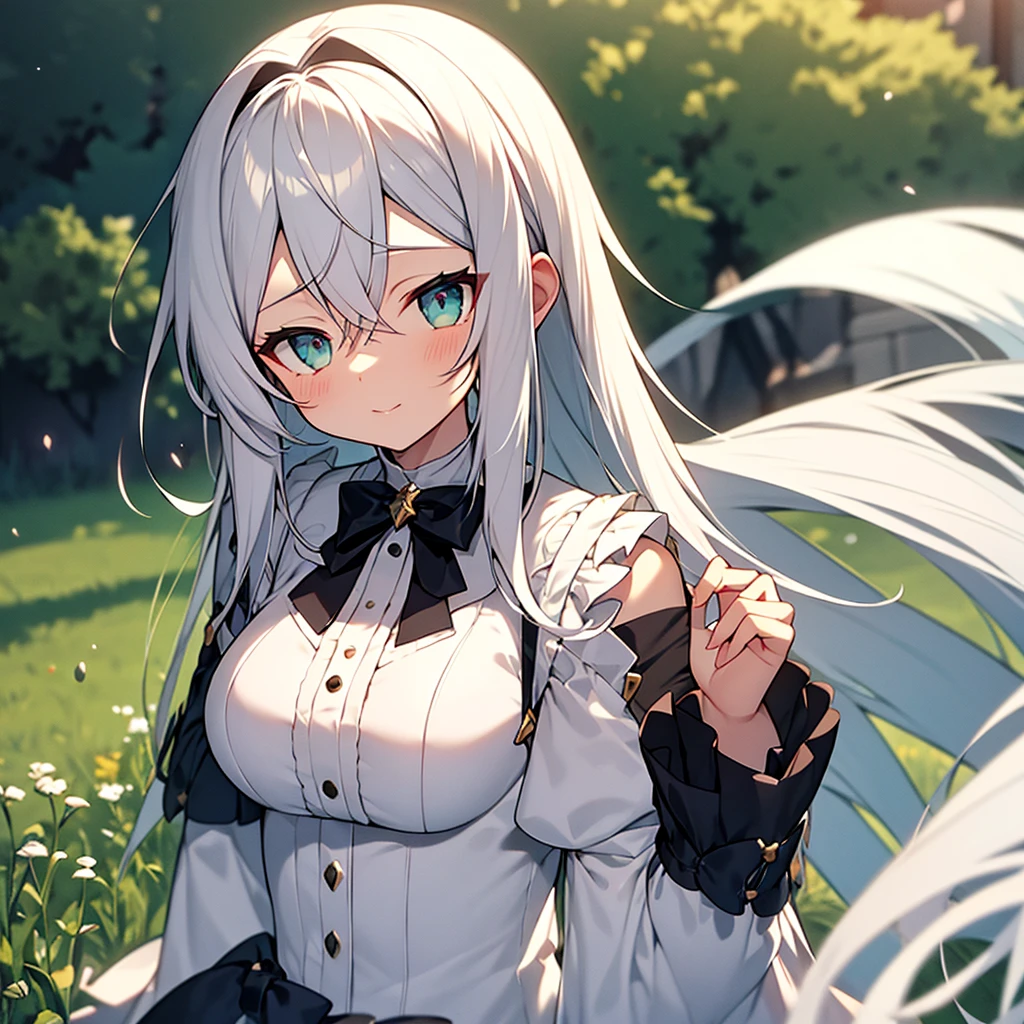 Grass Lolita Secondary Element White Hair Cute