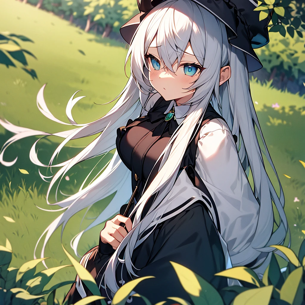 Grass ta Secondary Element White Hair Cute