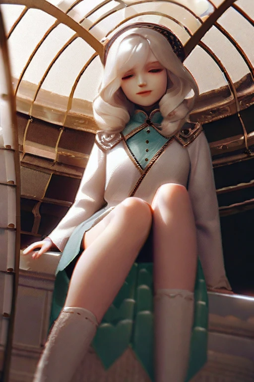((Лучшее качество)), ((шедевр)), (подробный), A girl with her legs spread