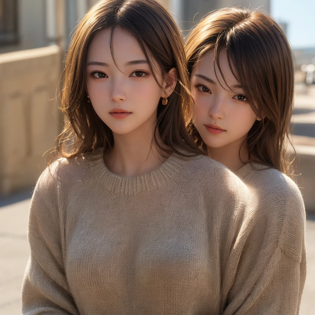 Ultra-high resolution,masterpiece,Highest quality,
Highly detailed face,Fine grain,Very complicated,Perfect Glowing Skin,Perfect lighting,Detailed lighting,Dramatic Shadows,Ray Tracing,
One girl,Upper Body,Black sweater,View your viewers,