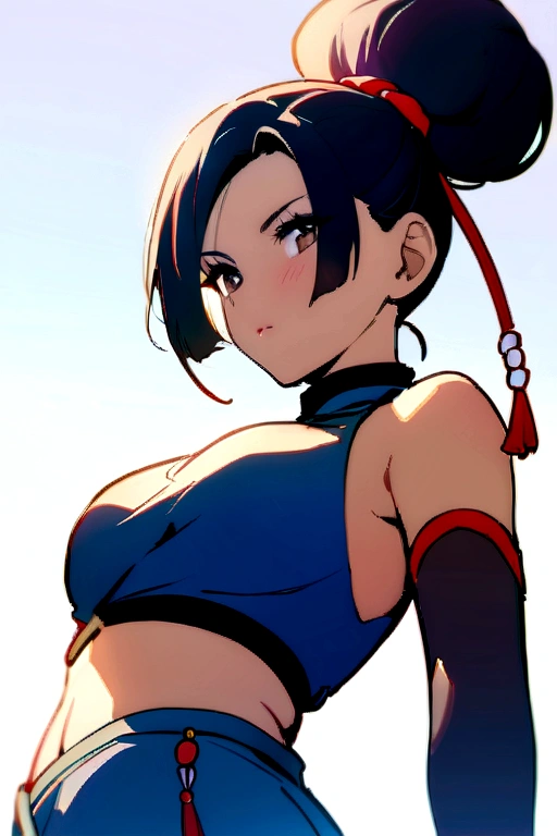 ((masterpiece,best qualtiy)),1girl,solo,ChunLi,upper body,beautiful