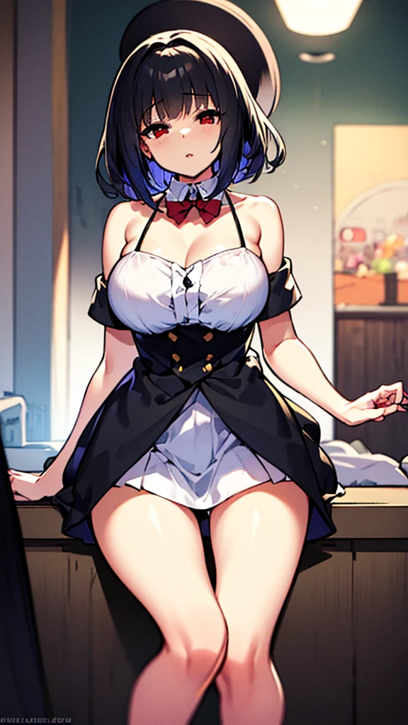 (masterpiece), (Highest quality), (Super detailed), One girl, Red eyes