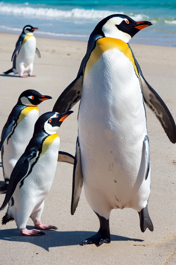 enjoy penguin dancing summer cute