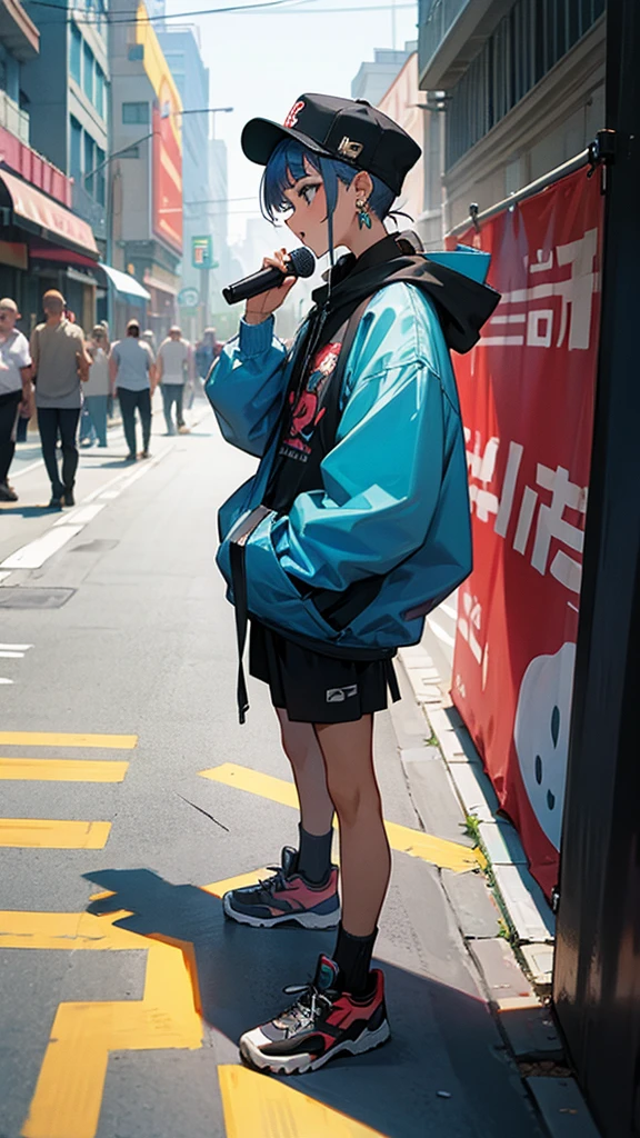 Rappeur street concert