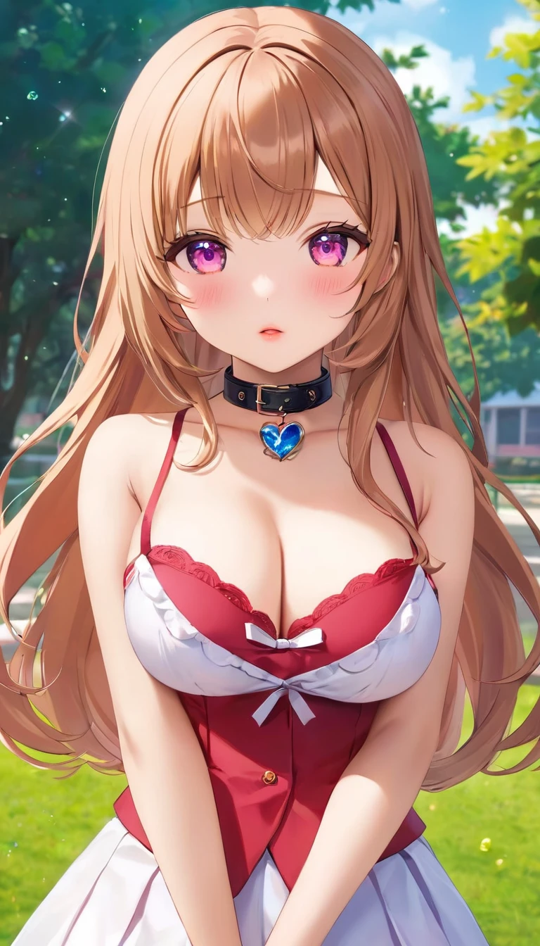 {{{{{16k}}}}}, {{{{{She is fitted with a transformation collar and transformed into a silicone love doll, and when a large amount of silicone is poured into her, her breasts become even larger and deeper with cleavage, her face is changed into a lovely feminine expression, her eyes are made to look fake, she is made into a short, young girl , and her body, face, pose, and hair are altered as the master desires her to be}}}}},{{{{{Ultra High-resolution realistic movie of neat virgin silicone love doll as pretty as a actress in Grass schoolyard, She's in the middle school, but she's too well developed, her tits are too beautiful}}}}},{{Extremely detailed}},{{{{{dye her cheeks flush and integrated her head pure small, thick lips, Enchanting thick gross idol's Lips}}}}},{{{{{bang hair}}}}},{{{{{She get more attractive and smoother her body, Her white tits are so fluffy, and are depicted in great detail, but her sex appeal from her neck fills the schoolyard, her bodyline and tits and hips are getting cuter and cuter, She has been reborn as a pretty one-in-a-thousand-year girl with a sparkling aura of cuteness}}}}}