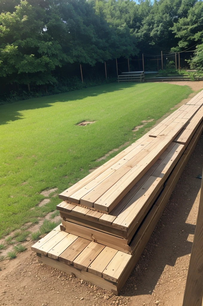 A large apiary for visitors