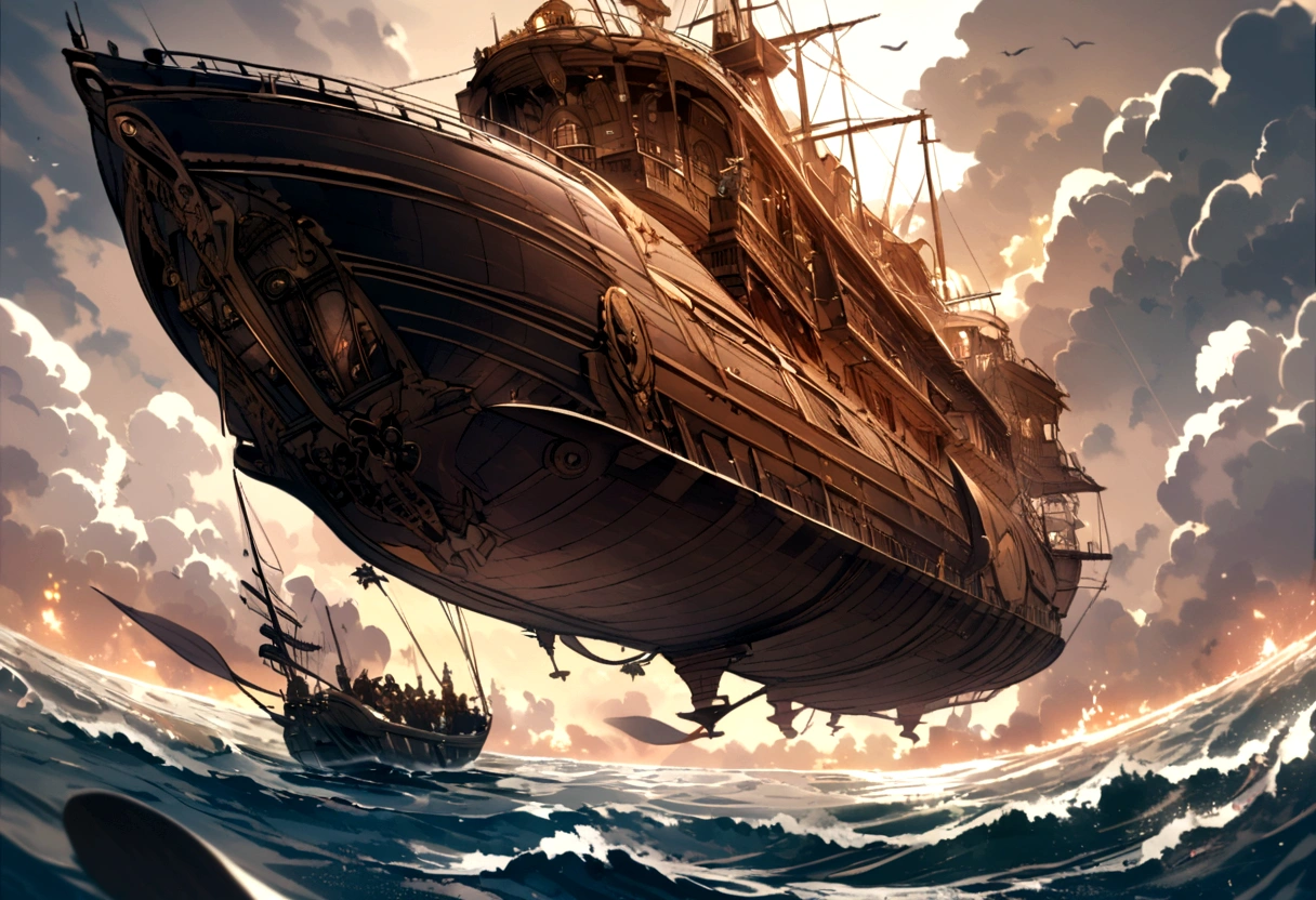 An airship